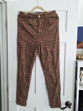 Animal Print Skinny Jeans